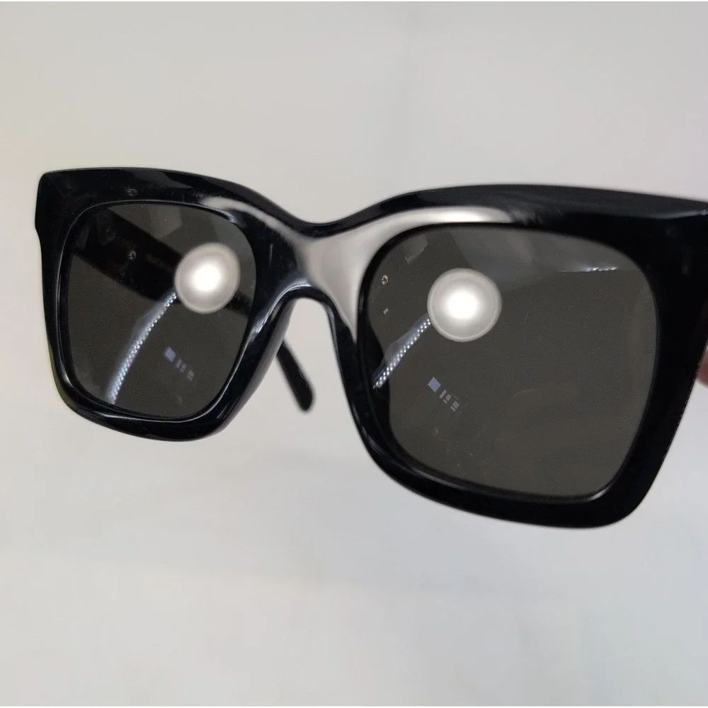 Celine Sunglasses Women OS CL 41411/F/S Black Square Oversized Designer Cateye - Picture 8 of 9